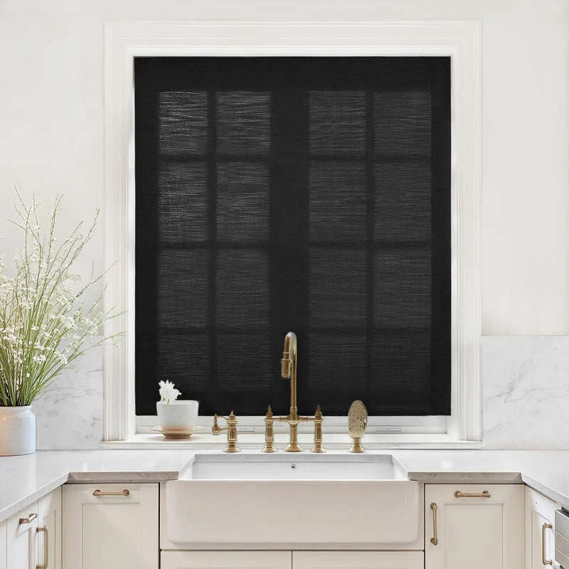 Liz Linen Relaxed Roman Blind Cord Lift