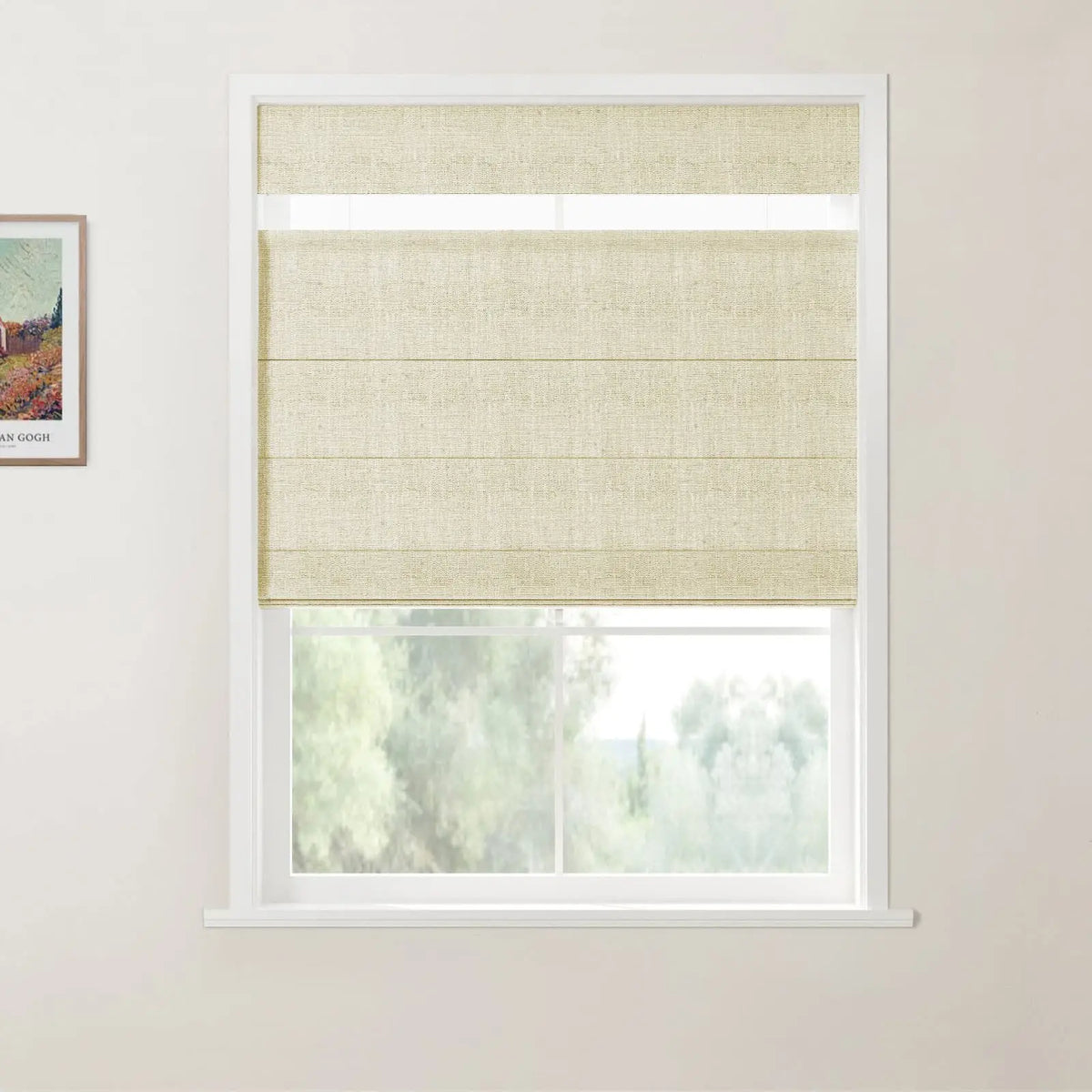 Top Down Bottom Up Roman Blind Cordless