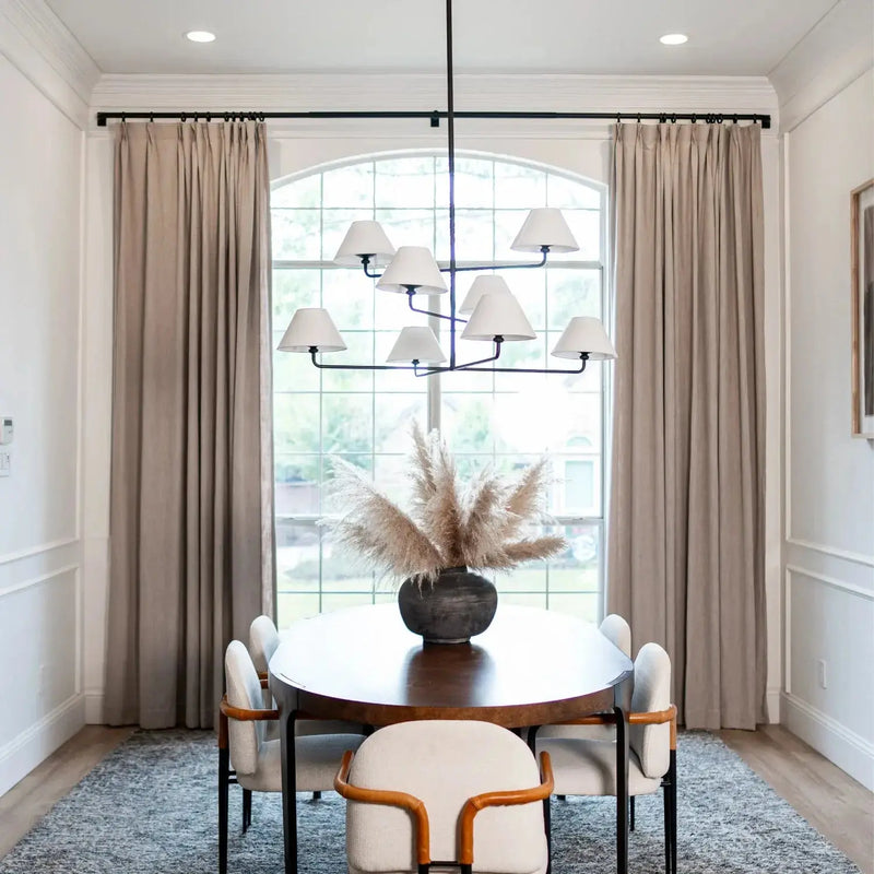 Liz Linen Pleated Curtains