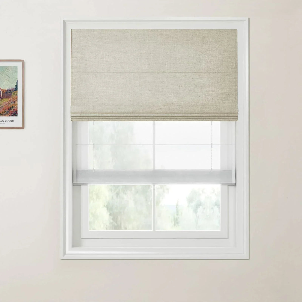 Day Night Roman Blind Cordless