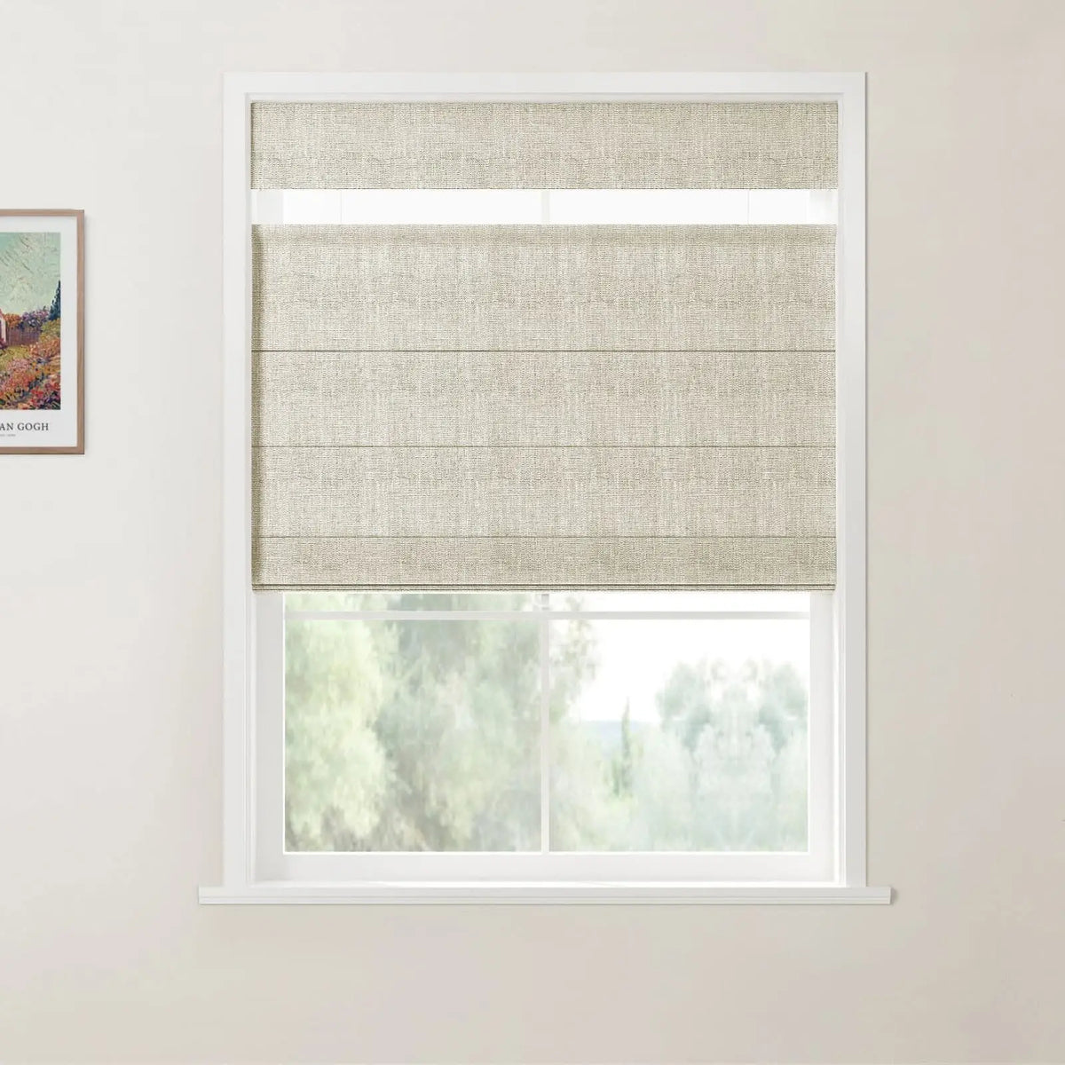 Top Down Bottom Up Roman Blind Cordless