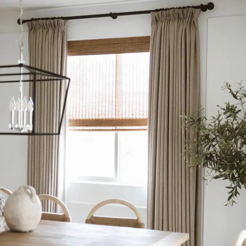 Liz Linen Pleated Curtains