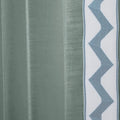 Liz Linen Curtains with Border Trim (Pair)
