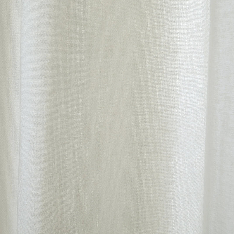 Ron Linen Cotton Herringbone Eyelet Curtains