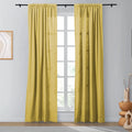 Isabella Heavyweight Cotton Soft Top Curtains