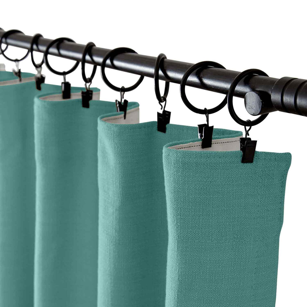 Isabella Heavyweight Cotton Soft Top Curtains