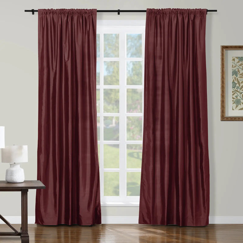 Selman Dupioni Silk Soft Top Curtain