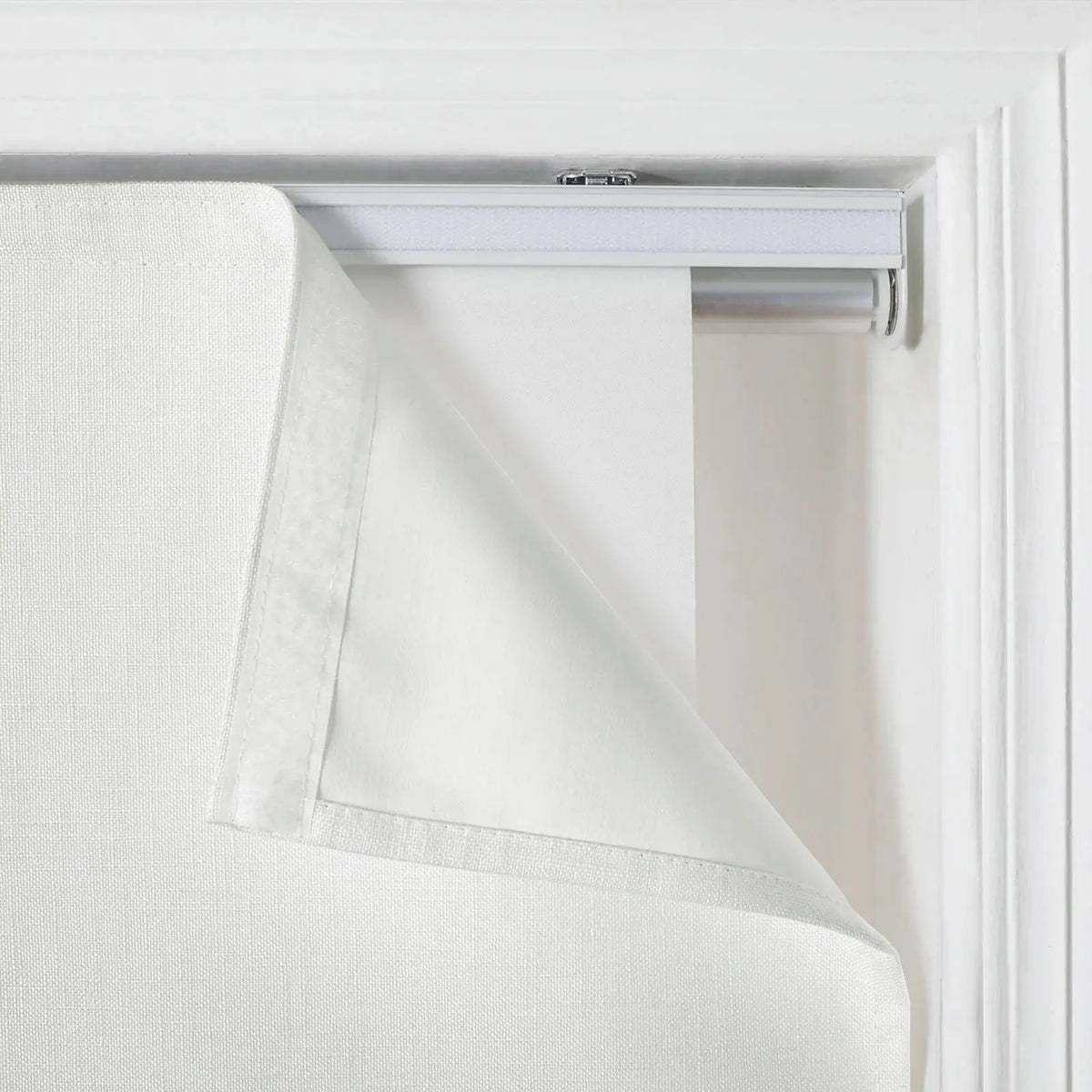 Patti Belgian Linen Roman Blind Cordless
