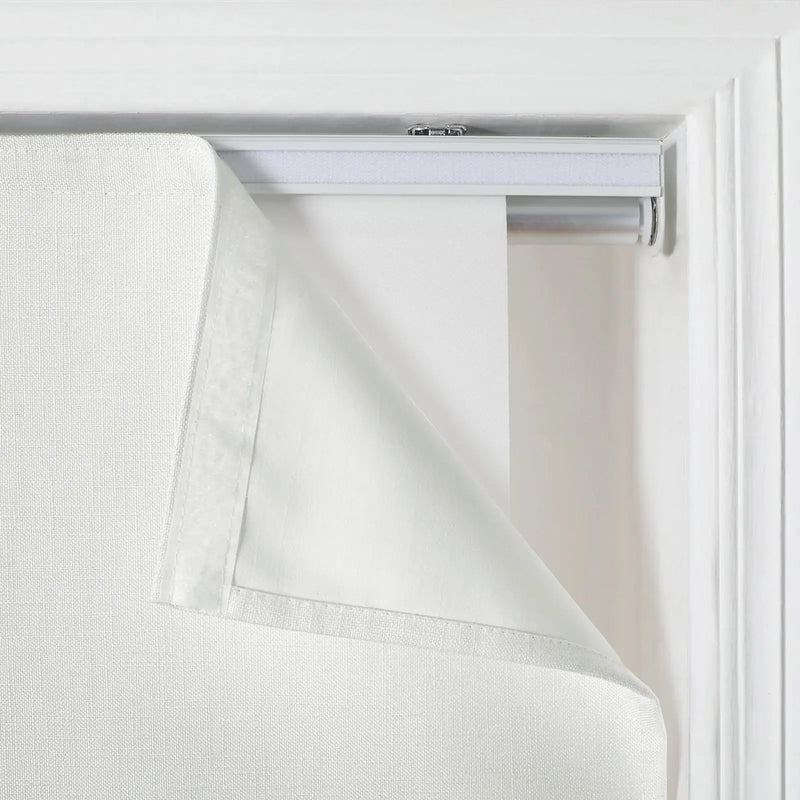 Patti Belgian Linen Roman Blind Cordless