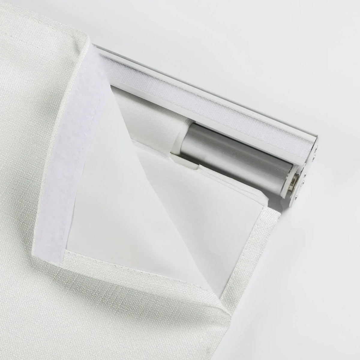 Patti Belgian Linen Roman Blind Cordless
