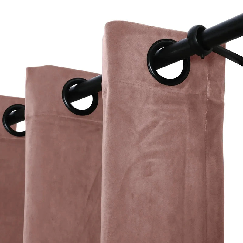 Birkin Velvet Eyelet Curtains