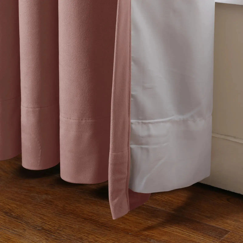 Birkin Velvet Eyelet Curtains