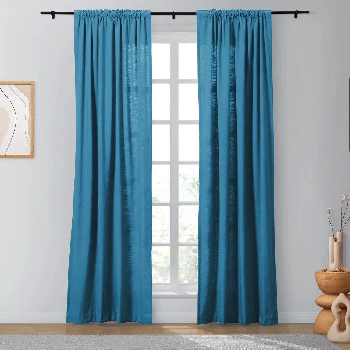 Isabella Heavyweight Cotton Soft Top Curtains