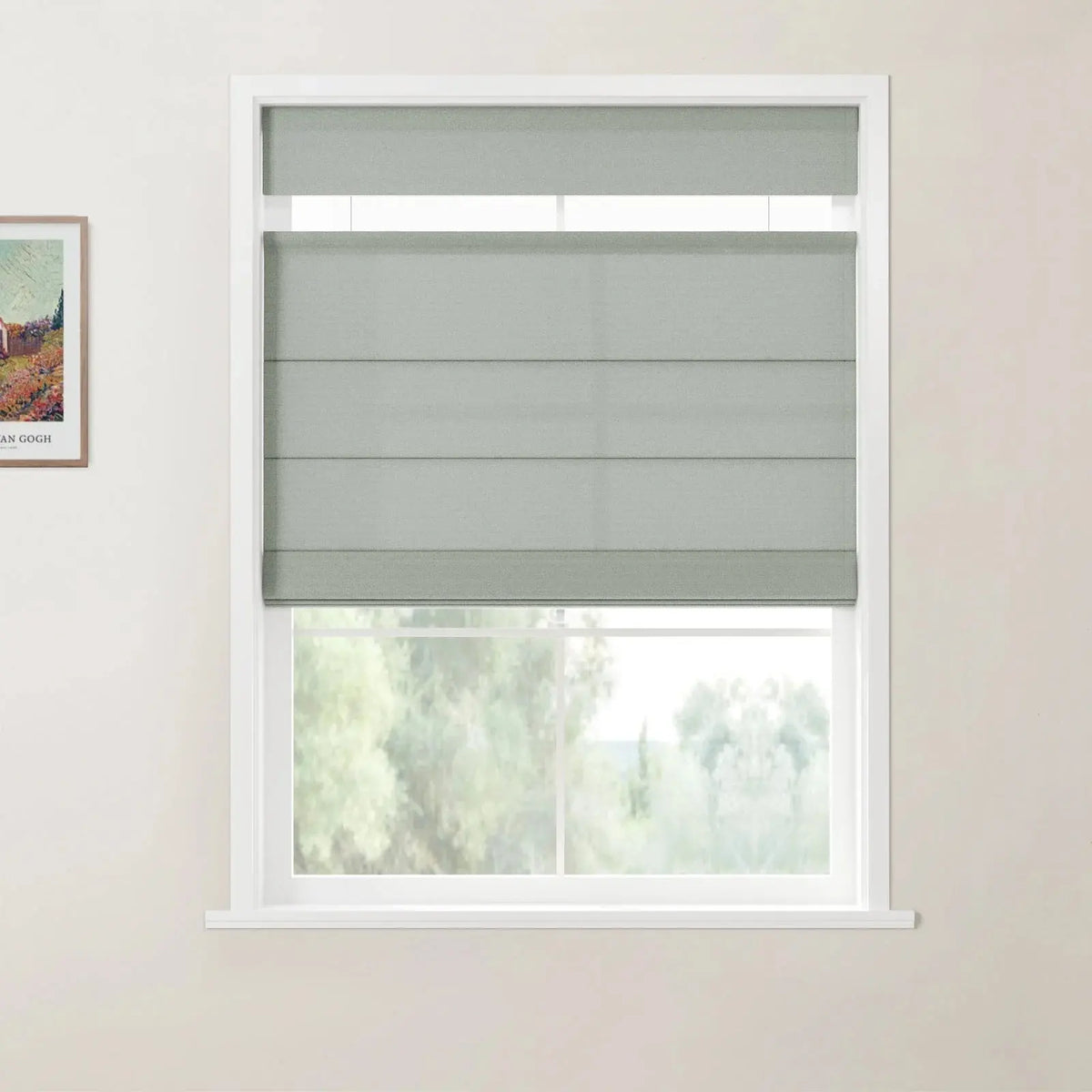 Top Down Bottom Up Roman Blind Cordless