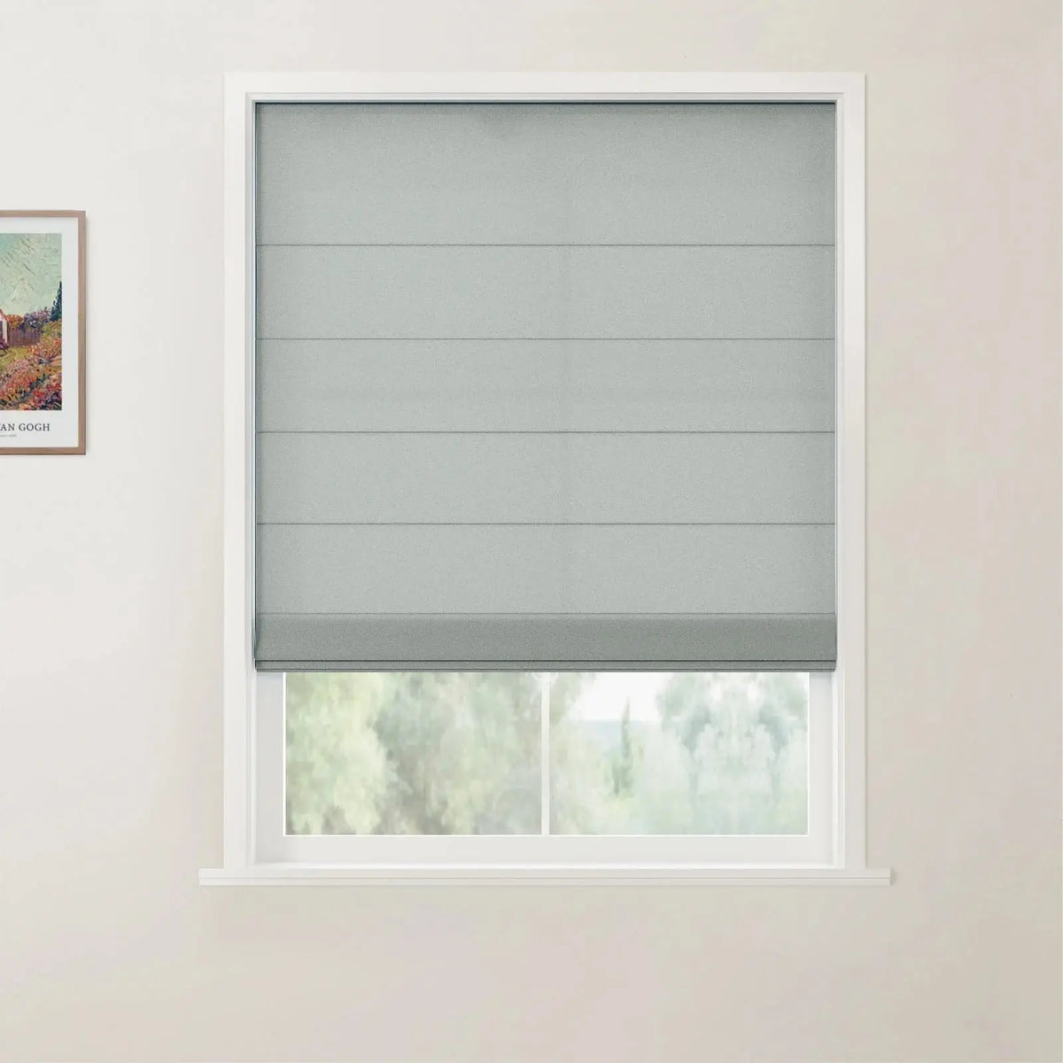 Flat Fold Roman Blind Cordless