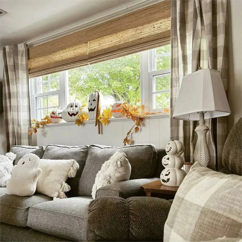 Lay Natural Ramie Bamboo Woven Blind - Beige