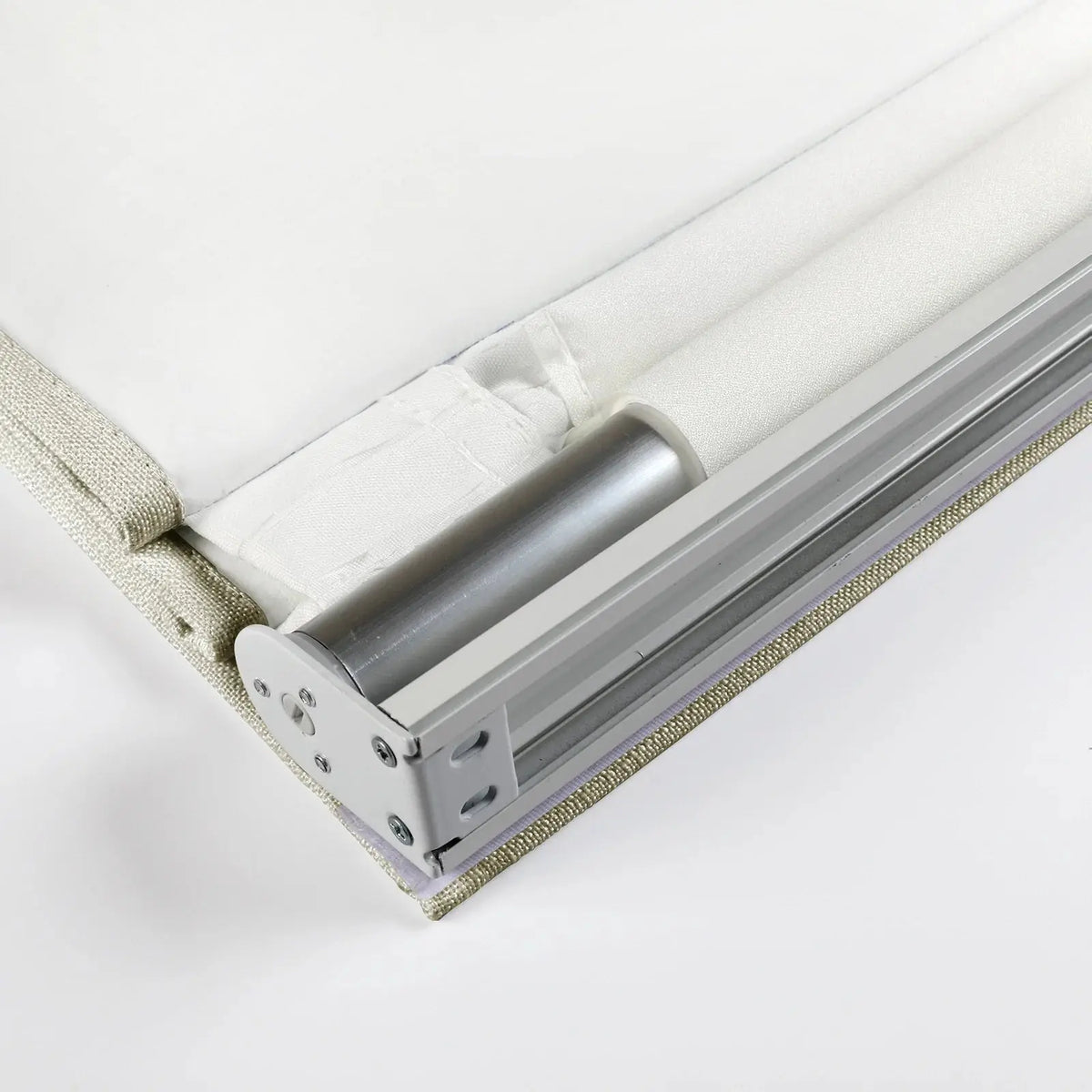 Jawara Linen Cotton Roman Blind Cordless