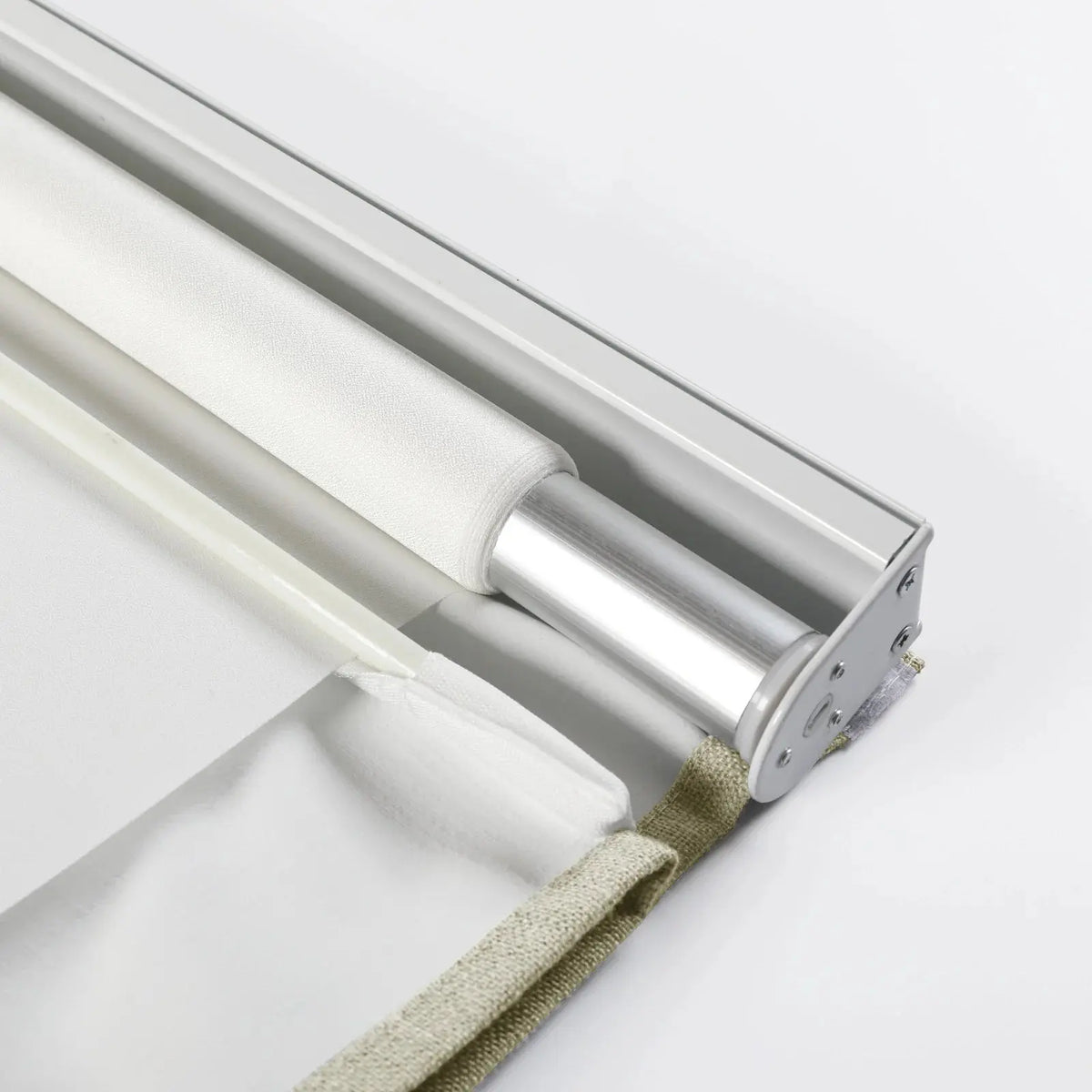 Jawara Linen Cotton Roman Blind Cordless