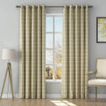 Stefana Silber x TWOPAGES Graphic Printed Linen Eyelet Curtains