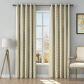 Stefana Silber x TWOPAGES Graphic Printed Linen Eyelet Curtains