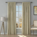 Stefana Silber x TWOPAGES Graphic Printed Linen Soft Top Curtains