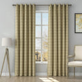 Stefana Silber x TWOPAGES Graphic Printed Linen Eyelet Curtains