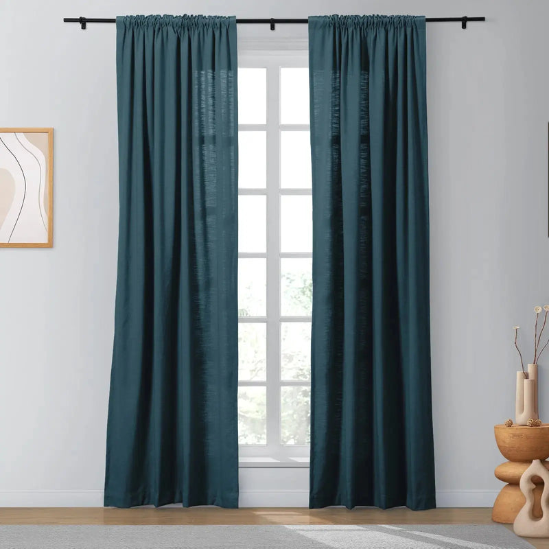Isabella Heavyweight Cotton Soft Top Curtains
