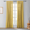 Isabella Heavyweight Cotton Soft Top Curtains