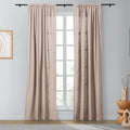 Isabella Heavyweight Cotton Soft Top Curtains