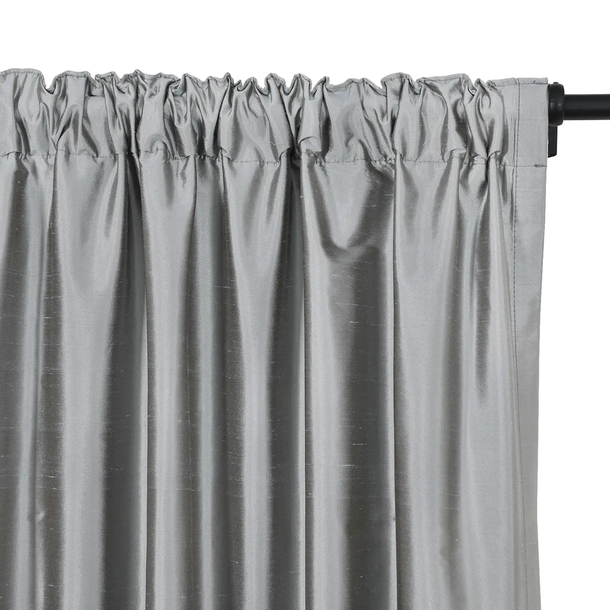 Selman Dupioni Silk Soft Top Curtain