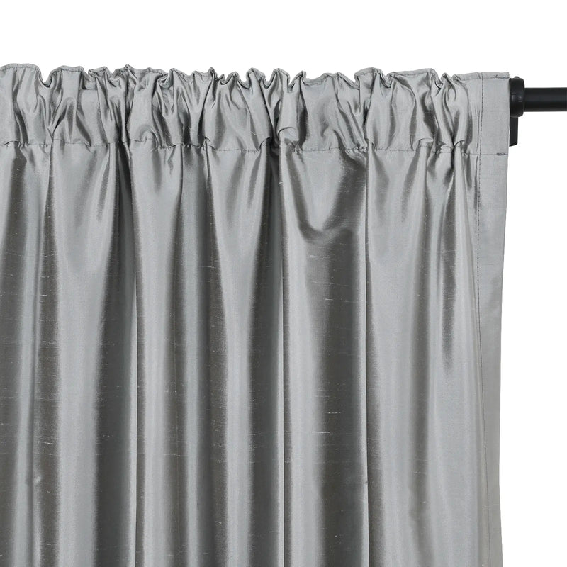 Selman Dupioni Silk Soft Top Curtain