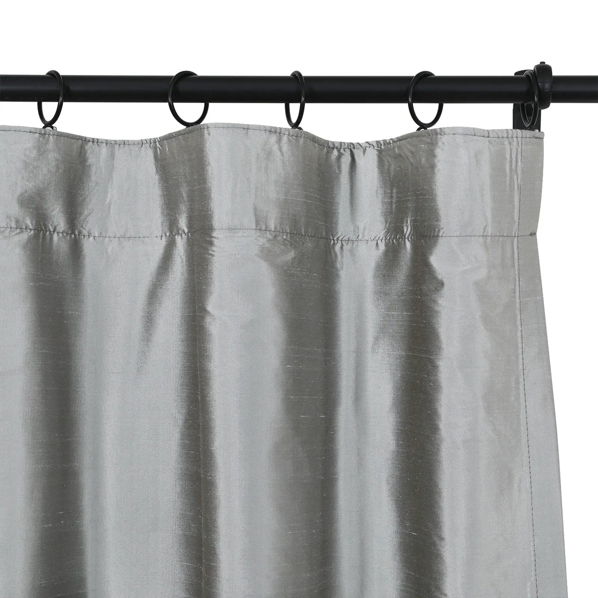 Selman Dupioni Silk Soft Top Curtain