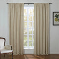 Kyla Lightweight Faux Linen Soft Top Curtains