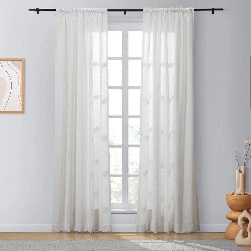 Isabella Heavyweight Cotton Soft Top Curtains