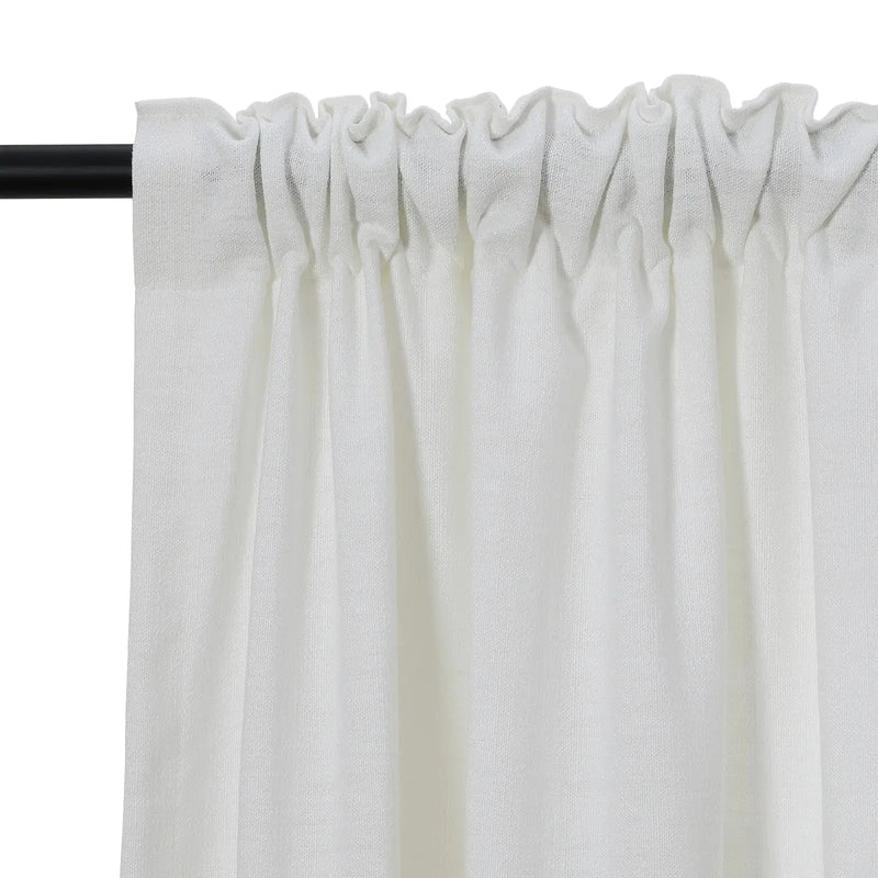 Isabella Heavyweight Cotton Soft Top Curtains