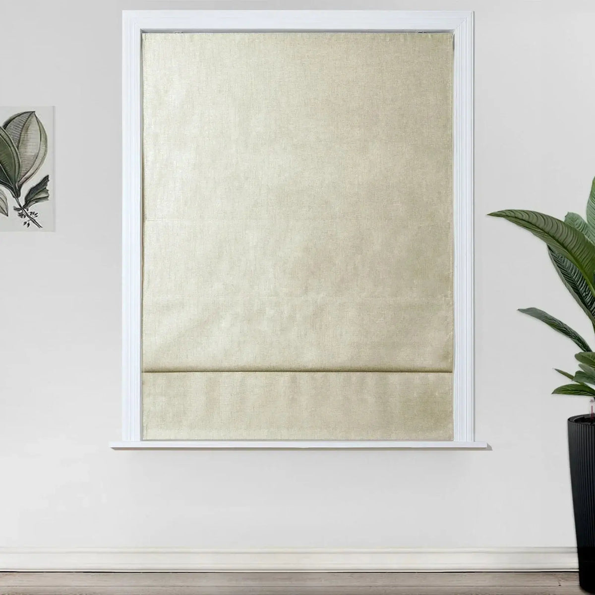 Kyla Linen Blend Roman Blind Cordless