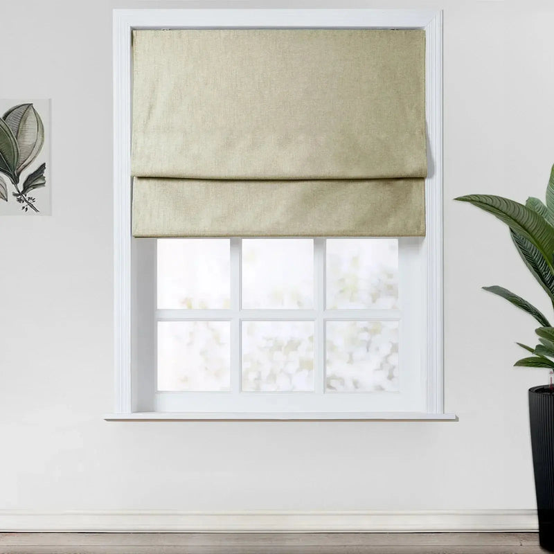 Kyla Linen Blend Roman Blind Cordless