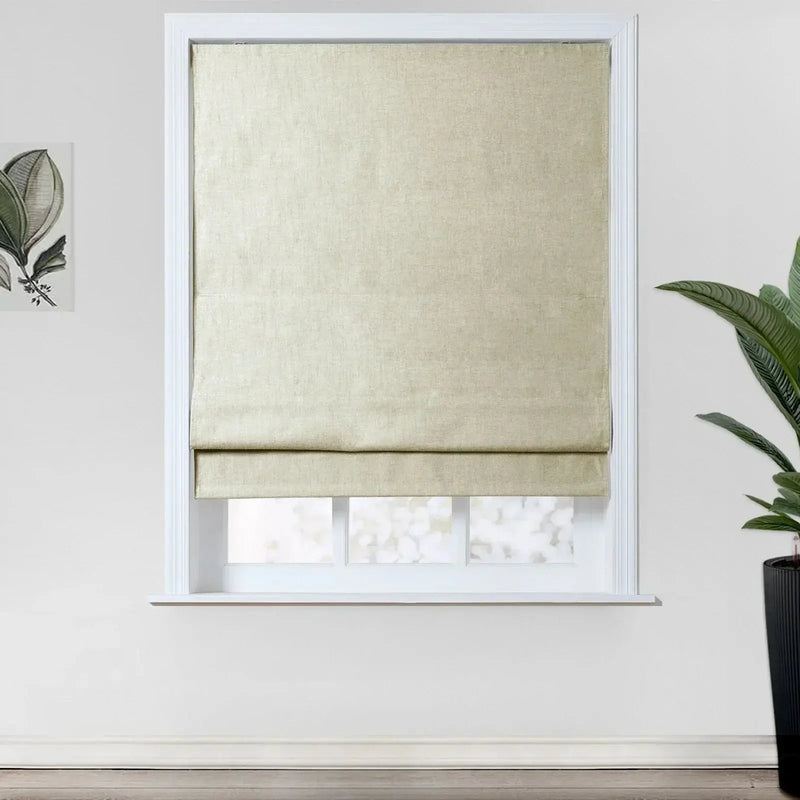 Kyla Linen Blend Roman Blind Cordless