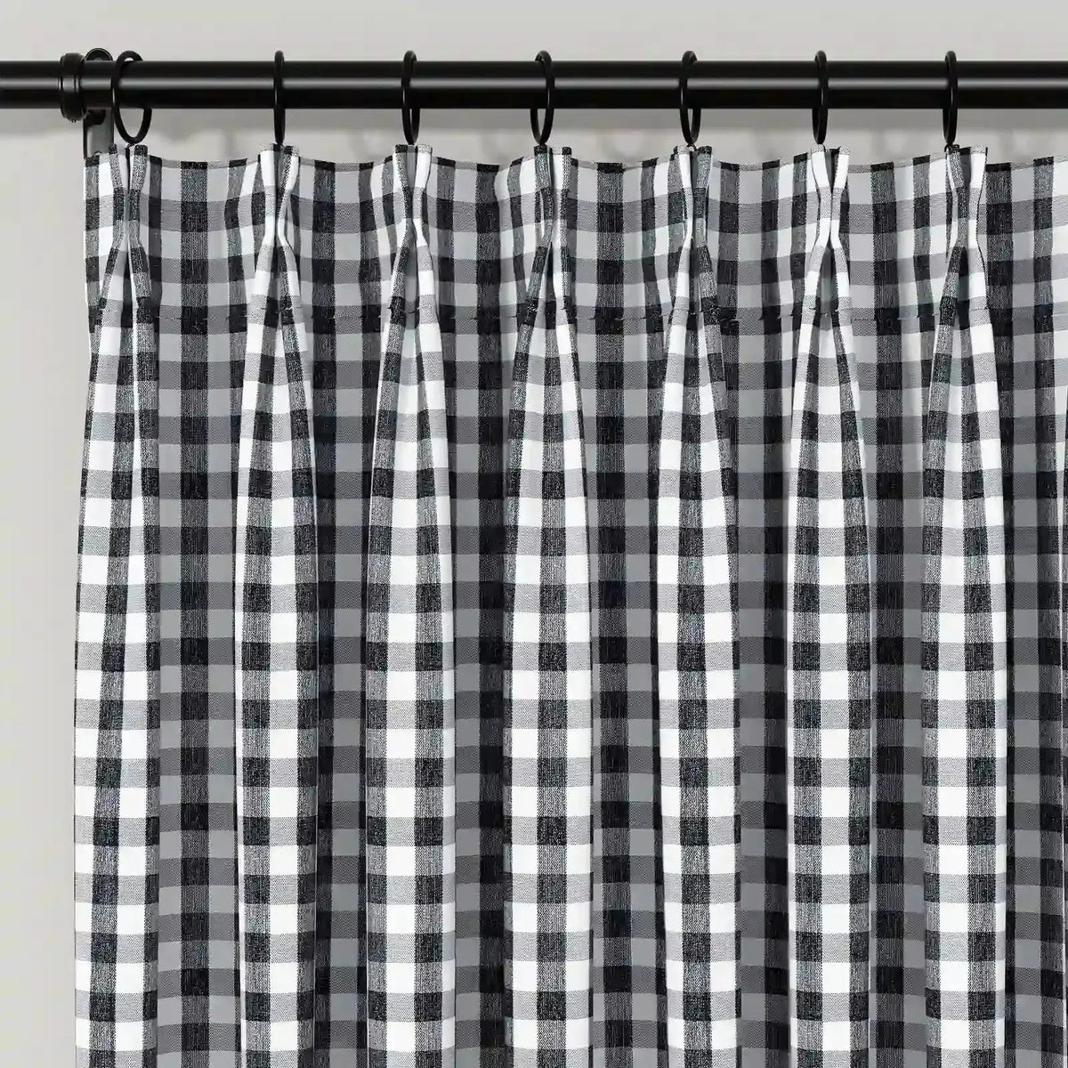 Celia Striped Plaid Café Curtains