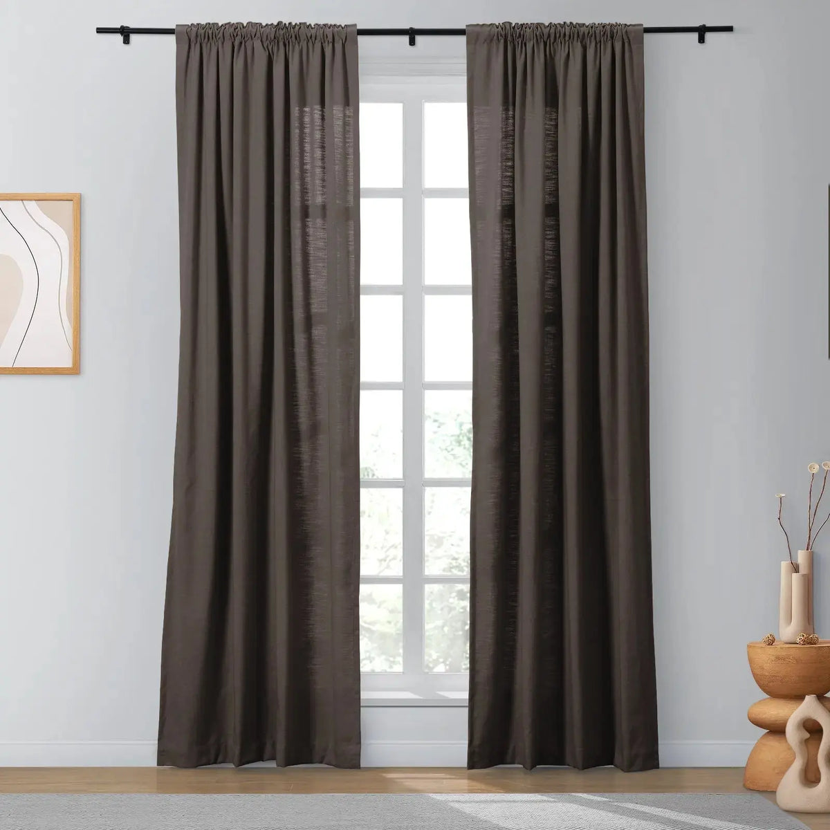 Isabella Heavyweight Cotton Soft Top Curtains