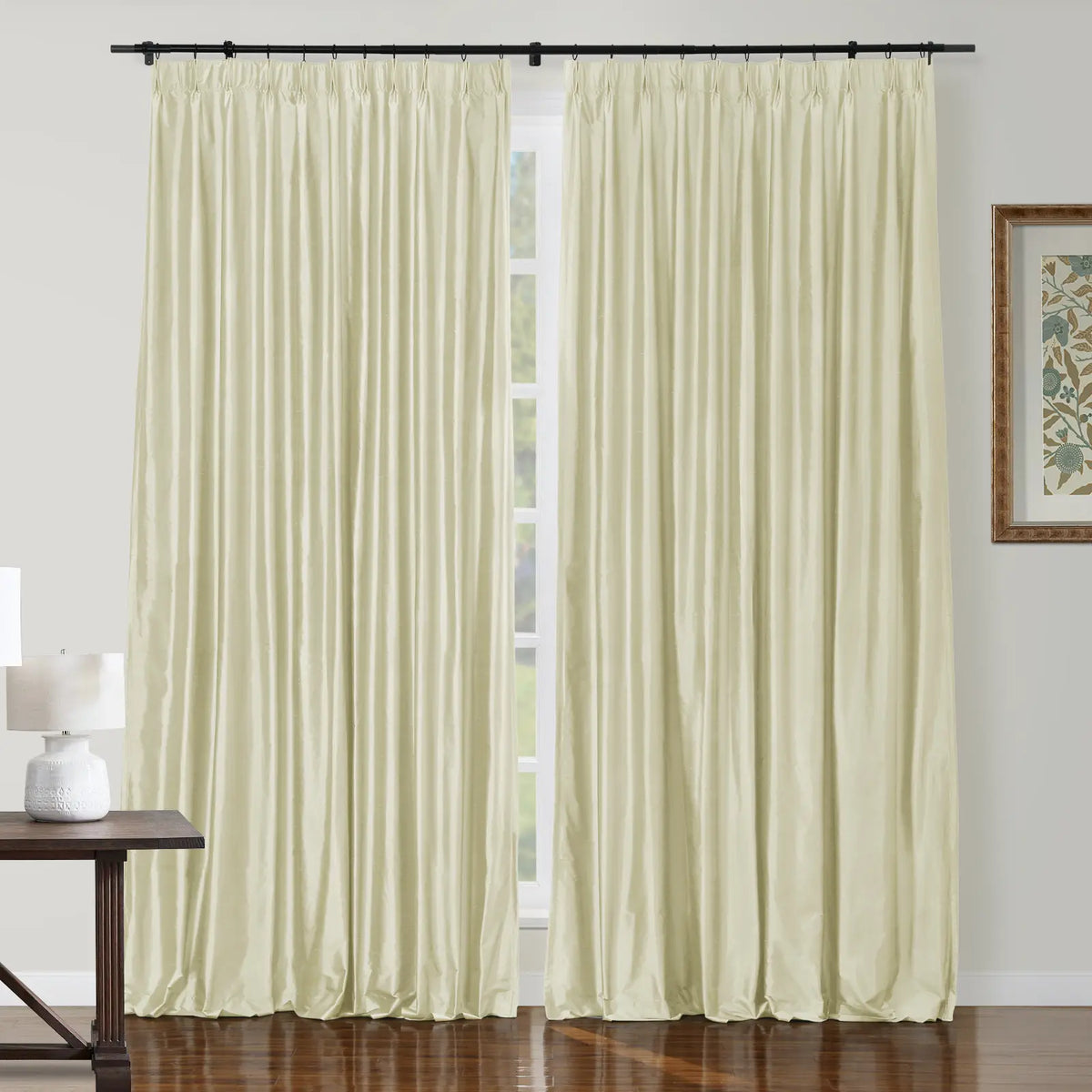 Selman Dupioni Silk Pleated Curtain