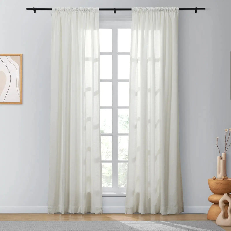 Isabella Heavyweight Cotton Soft Top Curtains