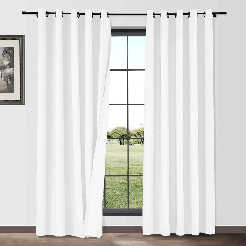 Isabella Heavyweight Cotton Eyelet Curtains