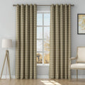 Stefana Silber x TWOPAGES Graphic Printed Linen Eyelet Curtains