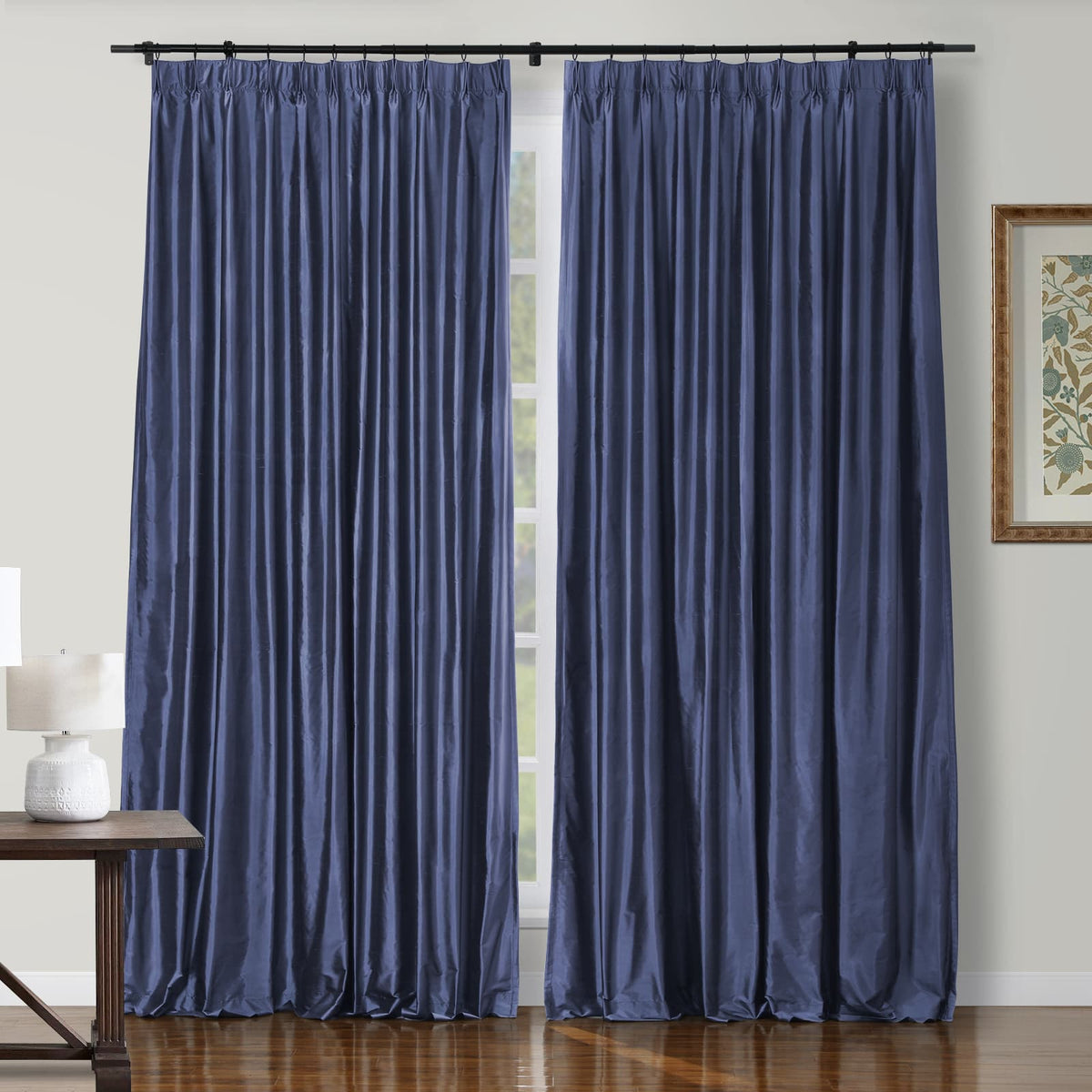 Selman Dupioni Silk Pleated Curtain