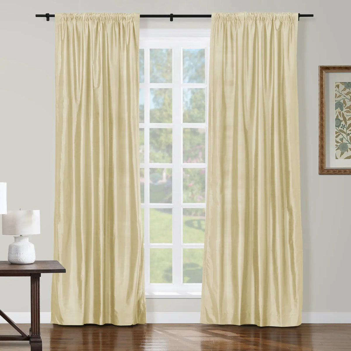 Selman Dupioni Silk Soft Top Curtain