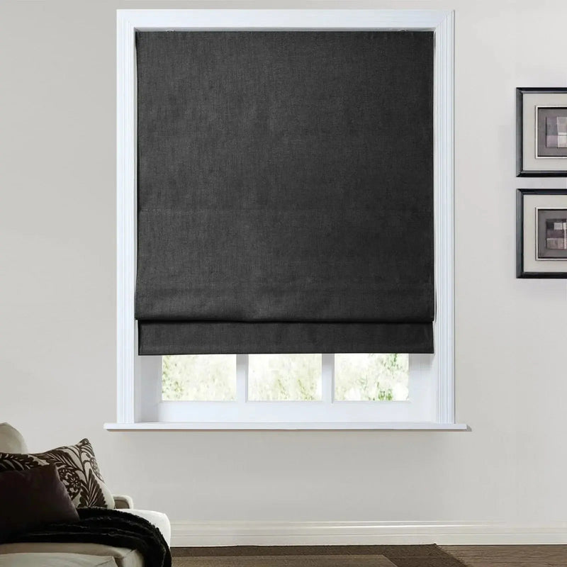 Kyla Linen Blend Roman Blind Cordless