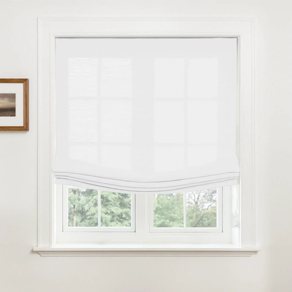 Liz Linen Relaxed Roman Blind Cord Lift