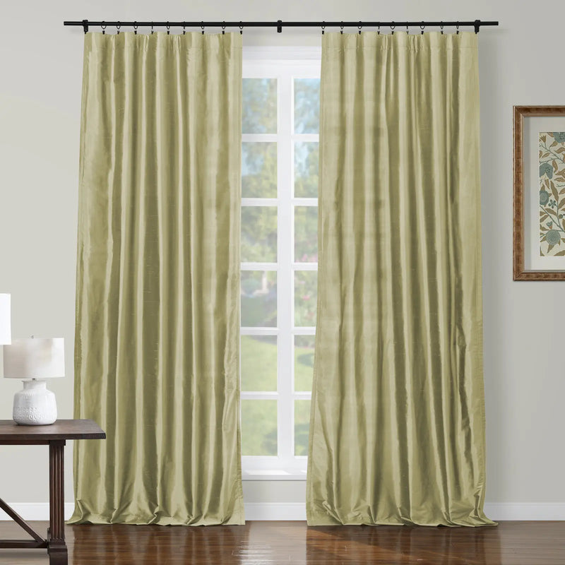 Selman Dupioni Silk Soft Top Curtain