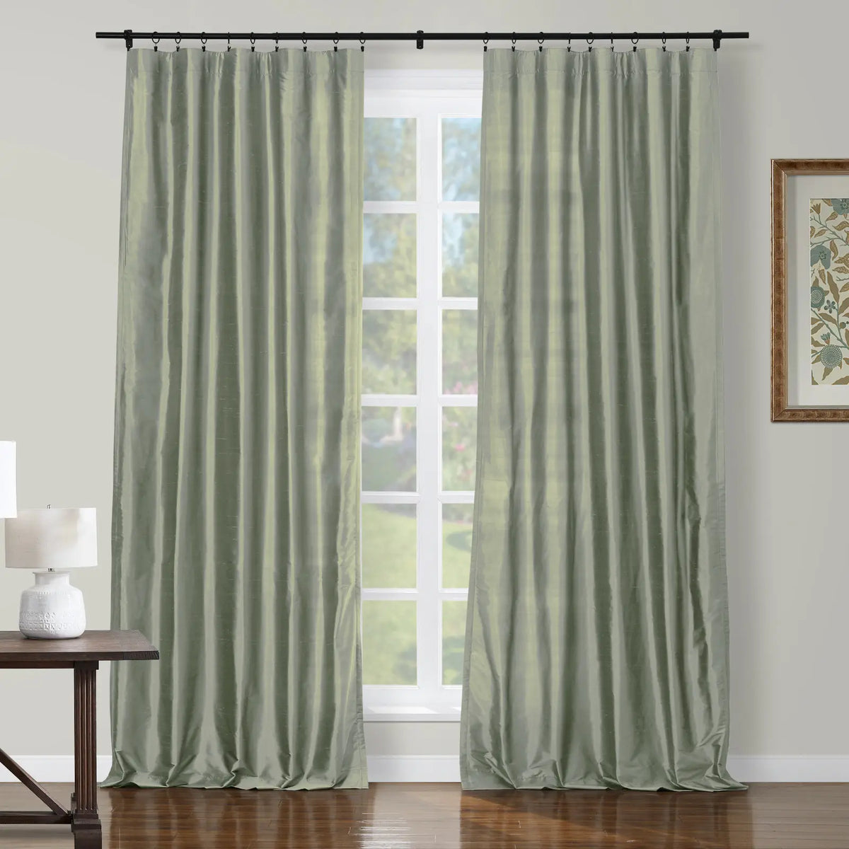 Selman Dupioni Silk Soft Top Curtain